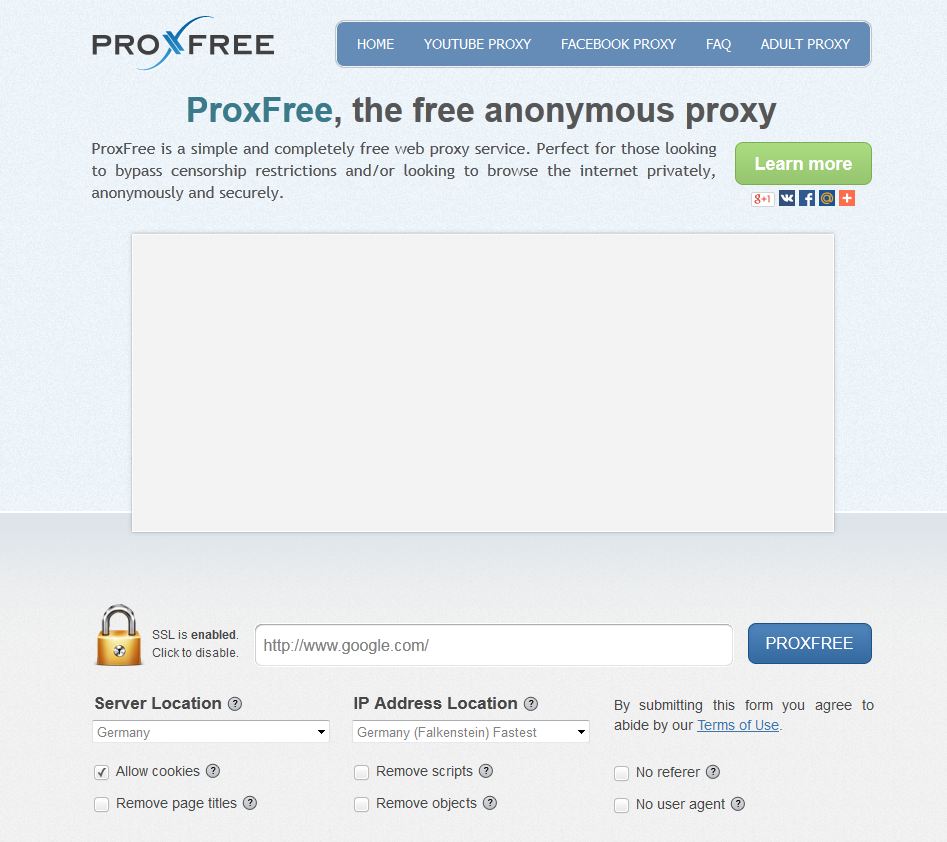 Proxfree. Картинку proxfree.